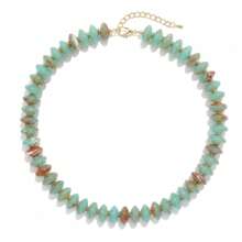 Collar de cuentas acrílicas de colores para mujer, collar personalizado, collar de playa; accesorios de joyería hechos a mano con cuentas para vacaciones - Multicolor - Ver 11