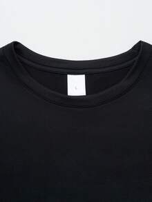 Casual Men's Athletic Top for Workout and Casual Attire - nero - Visualizzare 3