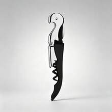 Professional Waiters Corkscrew Wine Key, Heavy Duty Stainless Steel Bottle Opener With Foil Cutter, Ergonomic Black Grip For Sommelier Bartender Gift - View 14
