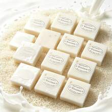 Handmade Rice Milk Soap, Gently Cleanses And Balances Skin, Repairs Skin Texture And Improves Dryness, Non-Irritating And Non-Drying After Use, Natural Gentle Ingredients Suitable For Long-Term Use, Ideal Choice For Daily Facial Care - Quantity - View 2
