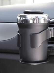 1/2pcs Car Cup Holder, Can Hold Tea And Drinks, Can Be Installed On Car Air Vent, With Ashtray Function, Universal Design, Suitable For Home And Daily Use - Multicolor - View 5