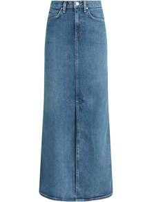Hudson Falda Midi reconstruida Falda para Mujer - afuera - Ver 9