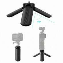 Trípode portátil mini, soporte de trípode de cámara de escritorio, estabilizador de mano ligero, compatible con OSMO Pocket 4 & 3 & 2, cámara de acción, smartphone, webcam, vlog de viaje - Ver 11