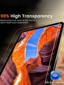 Gorilla Hero 2pcs High Definition Screen Protector, Compatible With Tablet Series Tempered Glass Film, Excellent Surface Hardness Performance, Resistant To Scratches And Wear When Carried Daily, Stored In Backpack Or Kept With Keys. High Definition High Transparency Design, Clear And Delicate Screen Display Without Glare, Natural And Transparent Display. Compatible With Tab S9 FE+ / Tab S10+/Tab S9+ /Tab S8/Tab S7/ Pro 13-Inch (2024)/ Pro 12.9-Inch(2018/2020/2021)/ 2025( A16)/ Air 4/Air 5 (10.9 Inch) And Other Series. - Clear - View 5
