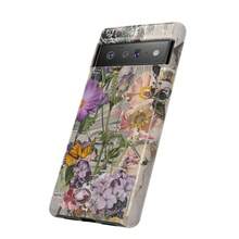 Funda de teléfono con collage floral vintage de mariposas: Estilo Art Déco Botánico para iPhone, HONOR, , OPPO - Multicolor - Ver 1