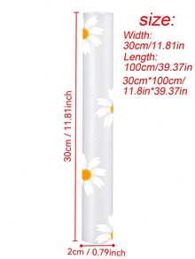 1/2 小捲 寬 30cm/11.81in 長 100cm/39.37in 雛菊花框櫥櫃墊，不黏防滑 EVA 內襯，適用抽屜、冰箱、櫥櫃與餐墊（非通用尺寸，購買前請確認是否適用，輕量防水 EVA 塑料材質） - 彩色 - 查看 15