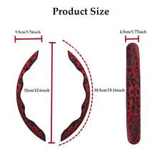 2pcs/3pcs Car Steering Wheel Accessories, Car Interior Decor, Cute Premium Interior Crystal Rhinestone & Leopard Print Unique Pattern, All-Season Universal Car Interior Kit, Women's Car Accessories, Women's Car Tools, Essential Car Tools - Crystal Sparkling Diamond Leopard Print Pattern - View 10