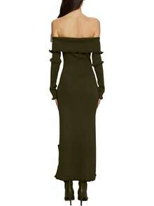 Vestido Midi AMUR Meadow Lettuce Edge para Mujer - Kalamata - Ver 2