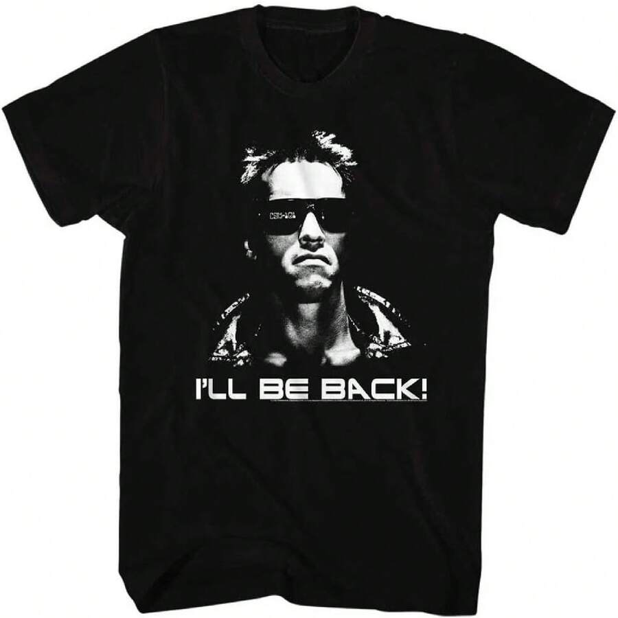 A&E Designs Terminator Shirt Two Faces T-Shirt - Black - View 1