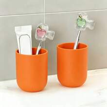 5 piezas/1 pieza Soporte portátil para cepillo de dientes con patrón de manzana, caja de almacenamiento transparente para cepillo de dientes de viaje, clip protector para cabezal de cepillo de dientes, cubierta a prueba de polvo para cepillo de dientes, diseño portátil, fácil de transportar, tapa a prueba de polvo, adecuado como regalo para entusiastas de viajes, hogar, dormitorio, artículos esenciales de vacaciones, regalo de vuelta a la escuela - Talla única para todos - Ver 1