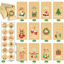 48 pezzi Etichette regalo di Natale, Etichette regalo di Natale, Decorazioni per biglietti regalo di Natale, Adesivi regalo di Natale autoadesivi, Regali di Natale per donne, uomini, mamma - Visualizzare 5
