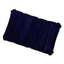 1pc Large Size Inflatable Pillow, PVC Flocked Rectangular Backrest, Foldable And Portable Inflatable Pillow, Travel Backrest, Outdoor Camping Pillow, Travel, Flight Pillow - Multicolor - View 12