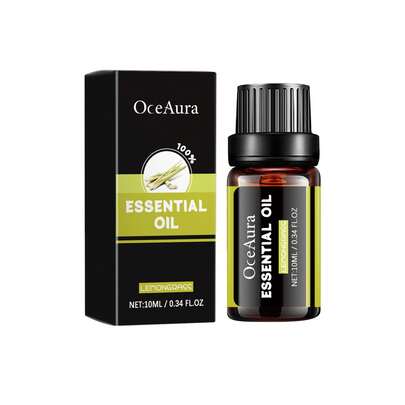 OceAura Lemongrass Essential Oil Moisturizes And Softens Skin, Relieves Dryness, Beautifies Skin, Body Massage Oil GOT9