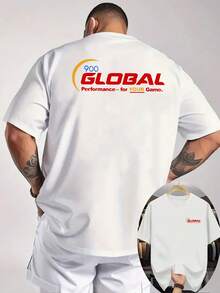 Nueva Camiseta Casual de Verano para Hombre con Cuello Redondo Acanalado y Mangas Cortas, Hecha de Tejido de Punto para una Sensación Refrescante y Cómoda.Cuenta con impresión a doble cara e - Negro - Ver 8