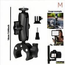 11-Inch Swivel Magic Arm + Super Clamp, Suitable For DSLR Camera Connection To LCD Monitor, LED Video Light And Camera Accessories - Black - View 20