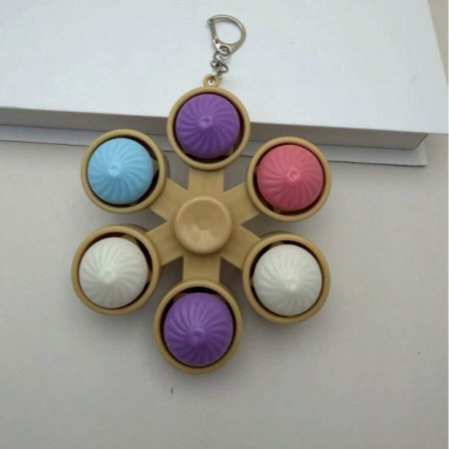 Set Of 5/4/3/2 Cute Steamed Bun Keychains – Unisex, Suitable For Party Favors, Classroom Rewards, And As Decorations; Great For Birthdays, Mother's Day, Treasure Chest Prizes, Back-To-School Gifts, And Party Surprises (Colors Shipped At Random).