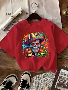 Camiseta del 5 de Mayo, Camiseta del Carnaval Mexicano, Regalo para las fiestas mexicanas, Camiseta Feliz 5 de Mayo, Camiseta Mexicana, Camiseta Feliz 5 de Mayo - Negro - Ver 7