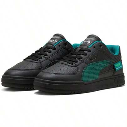 Puma Zapato Tenis Motorsport Amf1 Caven III Caballero Negro Agujeta Deportivo Casual Sintético