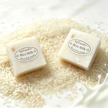 Handmade Rice Milk Soap, Gently Cleanses And Balances Skin, Repairs Skin Texture And Improves Dryness, Non-Irritating And Non-Drying After Use, Natural Gentle Ingredients Suitable For Long-Term Use, Ideal Choice For Daily Facial Care - Quantity - View 9