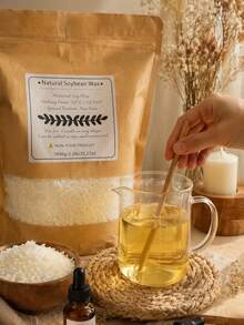 1000g/500g/250g/100g Natural Soy Wax, White Candle, Candle Making Raw Material, Container Candle, DIY Tea Candle, Cup Candle, Aromatherapy Candle - Soy Wax - View 4