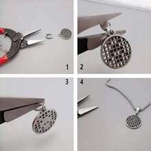 88pcs Stainless Steel Bail Pendant Clip DIY Pendant Bracelet Necklace Earring Link Clasp - DIY - View 4