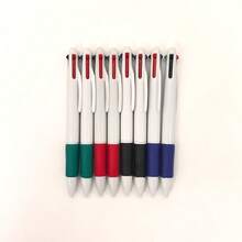 8 piezas Bolígrafos de 4 colores Herramientas de escritura fina, Bolígrafos multicolor, Punta de 0.7mm, Bolígrafos coloridos 4 en 1, Bolígrafos retráctiles lindos para enfermeras, 4 colores en 1, Adecuado para escuela, estudiantes, notas de enfermeras, pizarra, suministros de oficina, artículos esenciales para volver a la escuela - Conjuntos - Ver 8
