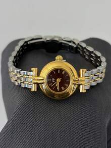 This Gold/Silver Square Bamboo Knot Quartz Watch Is Suitable For Daily Wear And Is Also A Perfect Gift For Birthdays And Christmas. - Silver and Gold - View 3