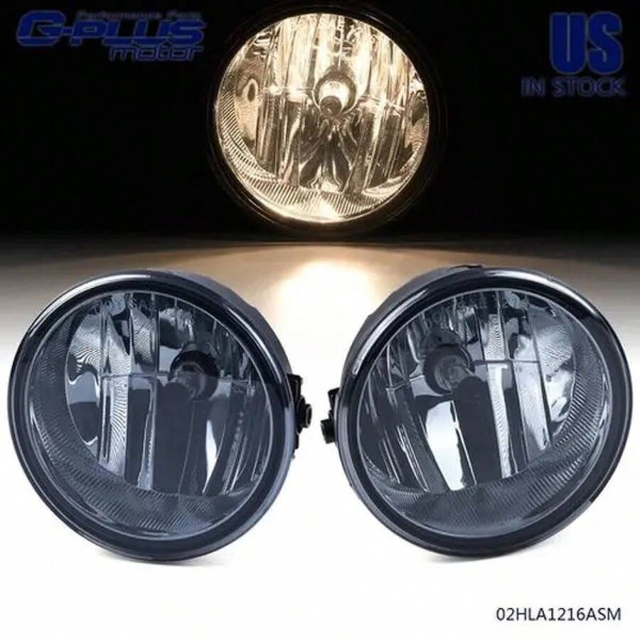 Fit 2006-10 F-150 Smoked Lens Bumper Fog Lights Lamps 1Pair Left Right G-PLUS - 1 - View 1