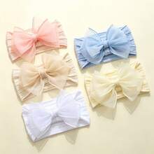 5pcs Multi-Color Baby Headbands, Soft & Elastic, Breathable, Suitable For All Seasons, Perfect Gift, Ideal For Photo Shoots - Multicolor - View 14