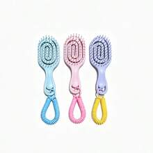 1pc Mini Thumb Comb, Pocket-Sized Hairbrush For Beach Party, Travel Handbag, Home, Office, Travel, Portable And Space-Saving - Thumb Comb (with Hanging Cord) - View 12