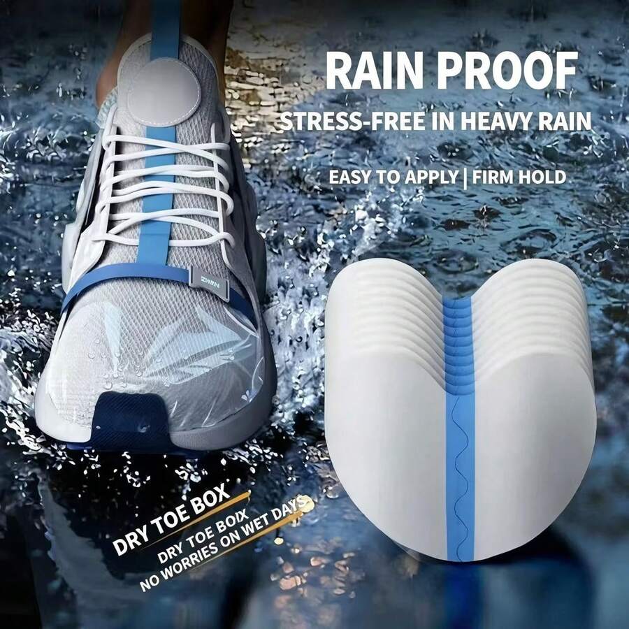 30 pièces/paquet, Protecteur de bout de chaussure imperméable & anti-salissure, Couvre-bout de chaussure anti-rayures invisible - A - Voir 1