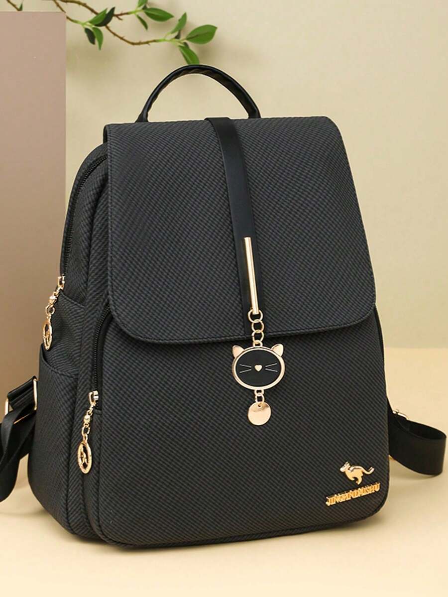 Soft Leather Backpack For Women, Large Capacity Backpack For Ladies, Casual Travel Backpack For Women, Backpack For Girls - Burgundy - View 1