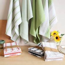 4-Piece Waffle Weave Kitchen Towel Set | Multiple Colors Available 100% Cotton, Super Absorbent, Quick-Drying And Soft. Durable Decorative Multi-Purpose Towels, Ideal As Tea Towels And Dish Cloths For Daily Household Cleaning. - Multicolor - View 2