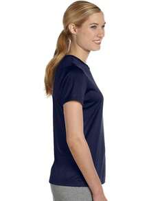 Camiseta de manga corta Cool DRI Performance para mujer de Hanes - Blanco - Ver 3
