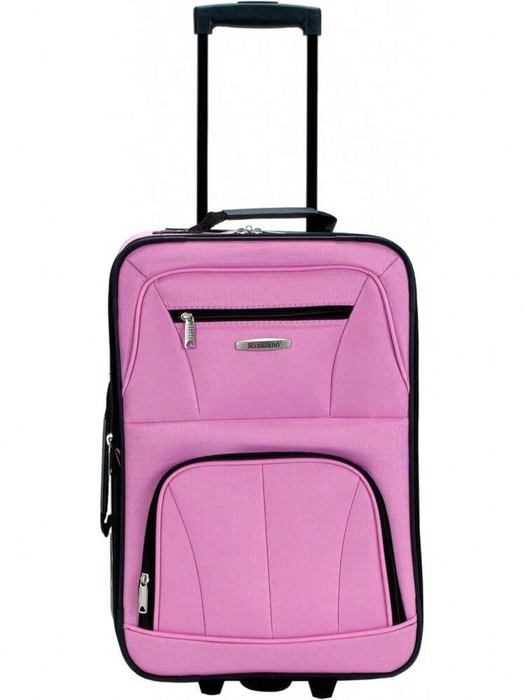 Rockland F32-charcoal, Juego De Equipaje, Carbón, Una Talla - Rosa - Añade 3