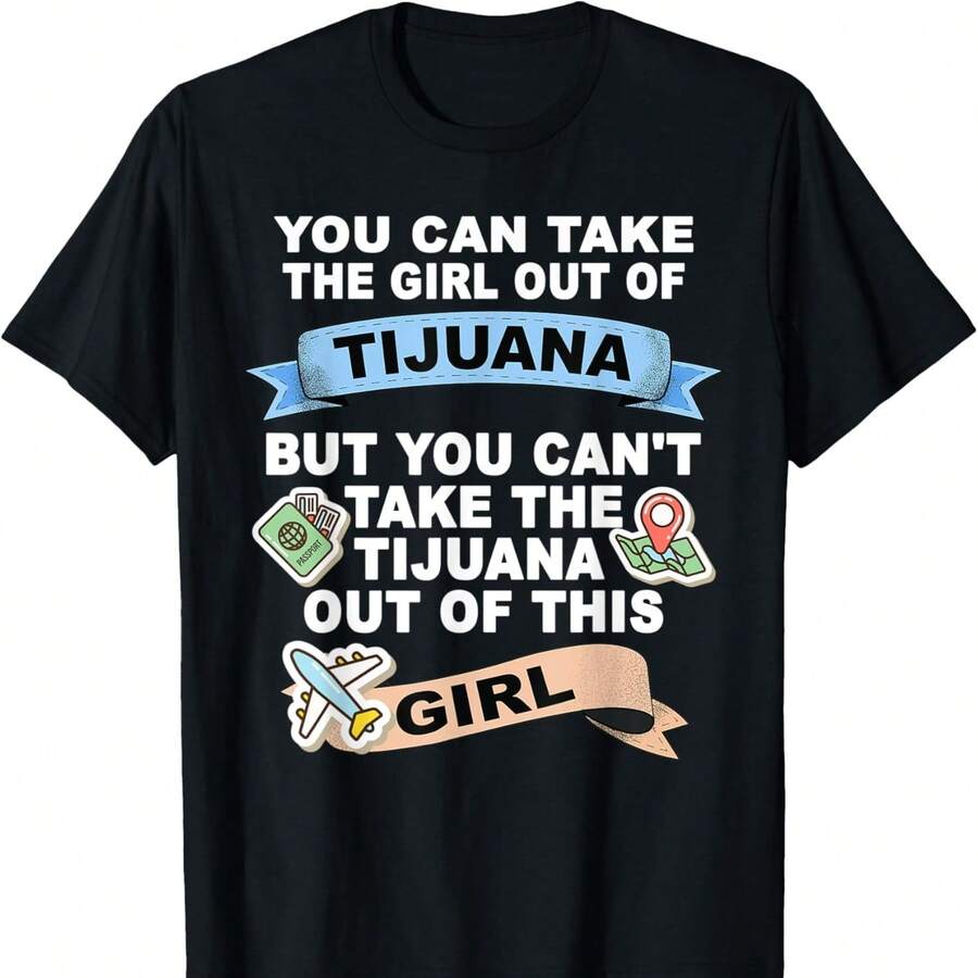 Tijuana Girl Tijuana Relocation T1S1Hirt - Black - View 1