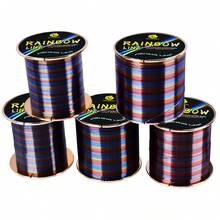 YACUMA New Rainbow Fishing Line 505M-552YDS High Sensitivity, Strong And Wear-Resistant Monofilament Nylon Line, Fluorocarbon Coating, Ultra-Smooth Casting, Main Line For Sea Fishing, Sub-Line, Fresh Water And Salt Water - Multicolor - View 8