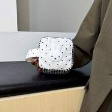1 buah Tas Tangan Kelinci Miffy Motif Polkadot Gaya Korea, Tas Penyimpanan Kamera, Tas Kosmetik Portabel Kapasitas Besar. Hadiah Tahun Baru, Hadiah Hari Valentine, Hadiah Paskah [Model Acak] - MultiWarna - View 5