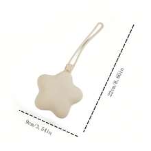 1pc Nordic Style Star-Shaped Silicone Storage Box, Portable Baby Pacifier Holder, Stroller Hanging Bag, Multi-Functional Storage Box, Can Store Pacifiers, Earphones And Data Cables, Suitable For Outdoor Travel And Home Use. - Multicolor - View 7