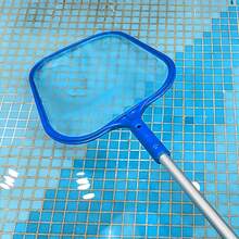 Pool Skimmer Net Set, Adjustable 5-Section 48-Inch Telescopic Aluminum Alloy Pole, Dense Pond Cleaning Net, Fine Mesh Leaf Net, Suitable For Garden Ponds And Hot Tubs, Blue, For Pool Maintenance And Cleaning, Essential Pool Maintenance | Professional Pool Equipment | Durable Pool Net | Pool Cleaning Tools - 6-chaowang - View 3