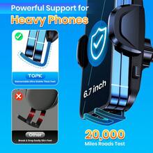1 pieza Soporte universal multifunción para teléfono de coche de ABS negro, soporte de teléfono para rejilla de ventilación del coche, soporte de teléfono para navegación - A - Ver 7