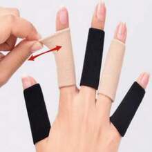 10PCS Multi-Color Stretchable Finger Support Sleeves, Suitable For Sports Basketball, Volleyball, Badminton, Tennis, Daily Protection For Finger Recovery, Flexible Finger Protection Function - Multicolor - View 1