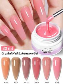 XEIJAYI 150g大容量延展凝膠 UV固化免紙快乾水晶凝膠 - 彩色 - 查看 33