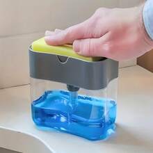 Automatic Dishwasher Detergent Dispenser With Detergent And Cleaning Pad - Compact Kitchen Cleaning Tool, Easy To Clean Design, Efficient Cleaning, Suitable For Home Cooks, Durable Plastic, No Extra Items Needed, Dishwasher Accessory, Modern Kitchen Supplies - Dish Soap Dispenser - View 5