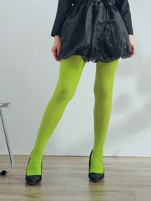 1pc Women's Colorful Velvet Tights, Anti-Snagging, Slimming, Super Elastic, Thick Leggings, Fashionable, Multiple Colors Available - Multicolor - View 17