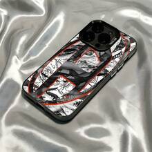Una lujosa funda para teléfono con diseño circular compatible con iPhone 16, 15, 14, 13, 12, 11 Pro Max, X, XR, XS Max, 8 y 7 Plus, con una parte trasera mate anti-caídas. - Color mixto 1 - Ver 2