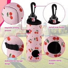 12 Pcs Accessories Kit, Include Ball Bag With Hook Towel Tees Magnetic Ball Marker Divot Cleaner Brush Women Man Gifts - Cherry + Pink - View 6