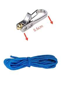 4/2/1pc Rope Tensioner Set With Roller, Includes Heavy-Duty Telescopic Buckle And Matching Rope, Or Convenient Secure Binding Rope Tensioning Tool With Lock, Suitable For Camping, Boating And Outdoor Activities - A - View 12
