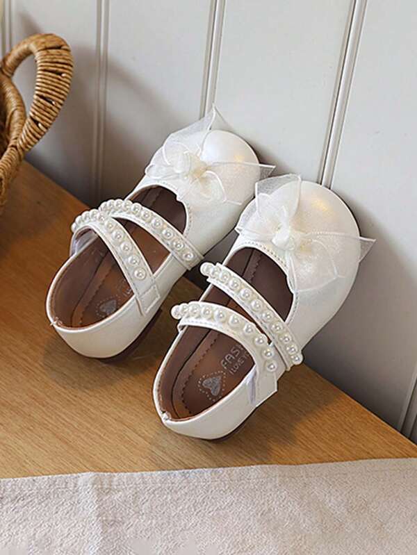 Mädchen Prinzessinnen Schuhe mit niedrigem Ausschnitt, atmungsaktiv, weiche Sohle, rutschfest, Kinder Loafer, Baby Laufschuhe, Mary Jane, britischer Stil, römischer Stil, Bohnen