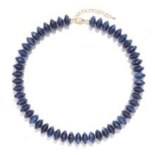 Collar de cuentas acrílicas de colores para mujer, collar personalizado, collar de playa; accesorios de joyería hechos a mano con cuentas para vacaciones - Multicolor - Ver 16